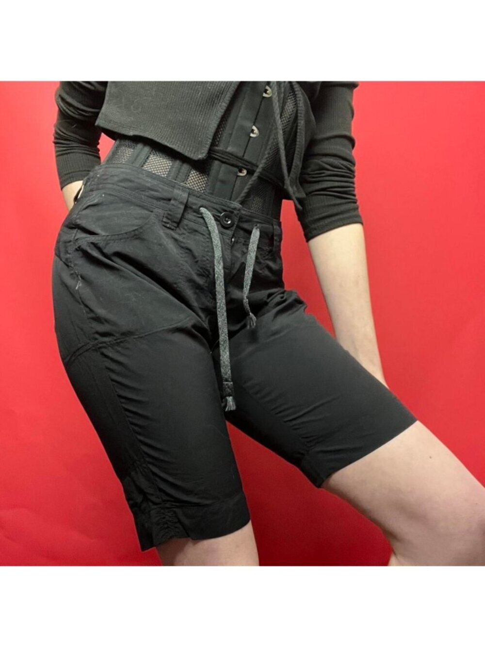 MEC / Black cargo style shorts 🖤🖤